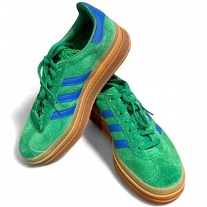 Adidas Green and Blue Sneakers